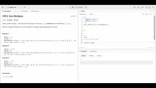 Leetcode| 2652. Sum Multiples | Javascript #dsa #javascript
