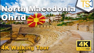 North Macedonia Ohrid 4K Walking Tour | 4K UHD 60fps