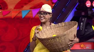 இந்த Getup -ல பயங்கரமா இருக்கீங்க #vaishali 😝| Pongal Special Show | Comedy Pongal - Part 2 | Sun TV