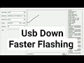 Flash gx6605s faster than ch341 using USB down in serial connection.  #gx6605s #ch341 #rs232
