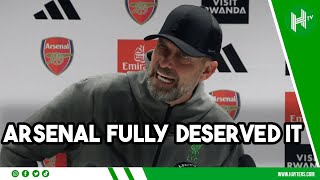 I DON'T CARE ABOUT THIS RESULT | Jurgen Klopp | Arsenal 3-1 Liverpool