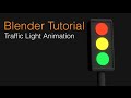 [2.79] Low Poly Animated Traffic Light Blender Beginner Tutorial