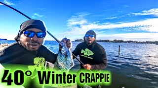 The EASIEST way to locate Crappie in the Winter with live Minnows