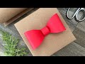 How To Make A Simple Paper Bow | DIY Crafts