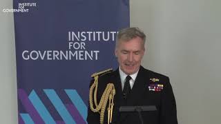 The future of UK defence: In conversation with  David Williams and Admiral Sir Tony Radakin