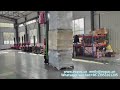 flexible and automated self walking robotic stretch wrapper for efficient pallet wrapping anywhere