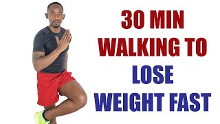 30 MINUTE SIMPLE WALKING WORKOUT TO LOSE WEIGHT (Beginner Friendly)