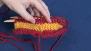 How to Knit Smooth Jogless Stripes in the Round