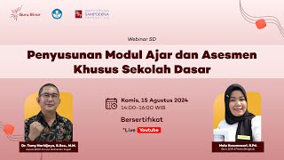 Penyusunan Modul Ajar dan Asesmen Khusus Sekolah Dasar