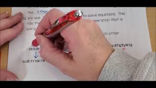 One Step Equations Notes