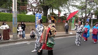 花魁道中　春の諏訪町まつり　2023