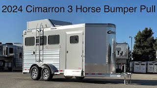 2024 Cimarron Norstar 3 Horse Bumper Pull Extra Tall