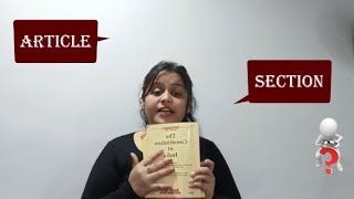 What is the Difference Between Article & Section?