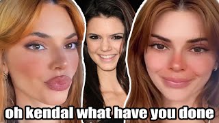 wtf happened to kendall jenner's face...?!