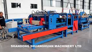 Sawmill World Deck Mat System Pallet Nailing Machine