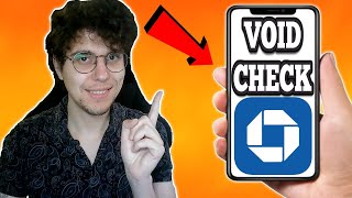 How To Get Void Check From Chase App