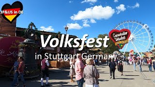 【Stuttgartドイツ】🇩🇪Cannstatter Volksfest 2023 in Stuttgart Germany / Wasen