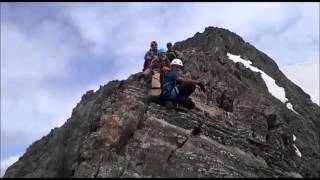 ferrata Foradada de Toscal cresterío del Espada Posets corto