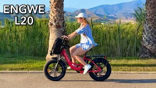 ENGWE L20 Powerful Fat Tire Cargo eBike Review \u0026 Test