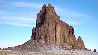 The Ancient Volcano in New Mexico; Shiprock