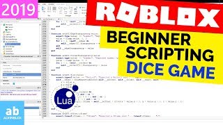 Beginner Roblox Scripting Tutorial 3 - Dice Game (Properties,Referencing Part 2]