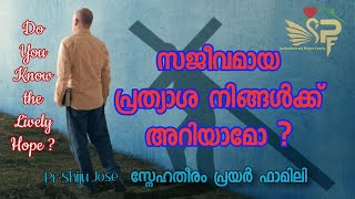 സജീവമായ പ്രത്യാശ നിങ്ങൾക്ക് അറിയാമോ? /Pr. Shiju Jose/ Malayalam Christian Message / No:566/2021