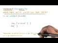 Add the Other Join query Quiz - Developing Android Apps