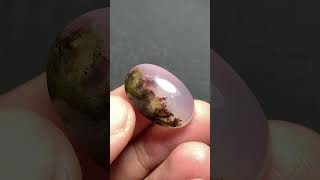 Scenic Moss Agate Cabochon 21x13x6.5mm