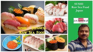 Sushi, Japanese Raw Sea Food, ജാപ്പനീസ് പച്ച മൽസ്യ വിഭവമായ സുഷി