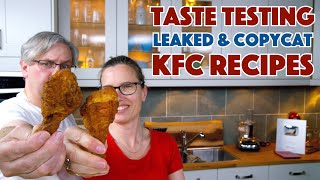 Taste Testing Kfc Copycat Recipes Episode 3