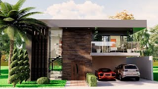 😍👉2 STOREY HOUSE PLAN MODERN HOUSE INTERIOR DESIGN 15m x 20m