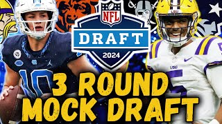 Three Round 2024 NFL Mock Draft