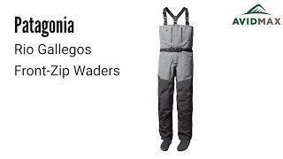 Patagonia Rio Gallegos Front-Zip Waders Demonstration and Review | AvidMax