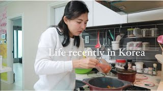 Life diaries⎮life recently in Korea, my skincare ,buying all my cravings, cooking, housewife