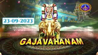 Srivari Salakatla Bramostavalu | Gaja Vahanam | Tirumala || 23-09-2023 || Svbc3 Kannada || SVBCTTD