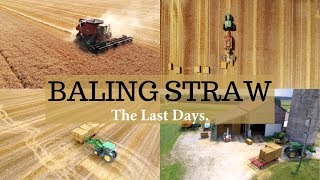 BALING STRAW (The Last Days of Wheat Harvest 2019): Vlog 158