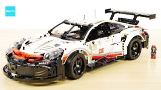 レゴ テクニック ポルシェ 911 RSR 42096 　42056と比べてみた　／ LEGO Technic Porsche 911 RSR