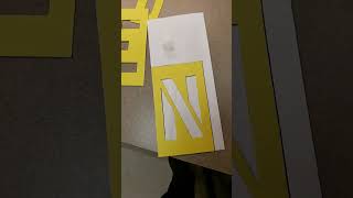diy letter stencils painting parking lot . lowes letters $7