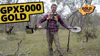 My first gold nuggets with the Minelab GPX5000 metal detector