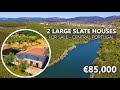 2 LARGE SLATE HOUSES - CENTRAL PORTUGAL REAL ESTATE - FARM FOR SALE