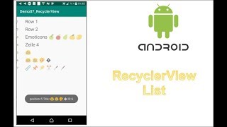Android RecyclerView : Tutorial with Code Example ✂️