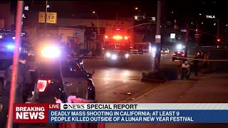 At least 9 killed in Monterey Park shooting, CA police say