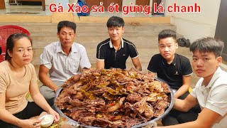 Bữa Ăn Gia Đình.Gà Rang Gừng Sả Lá Chanh | Nguyễn Ngọc Biển HN.