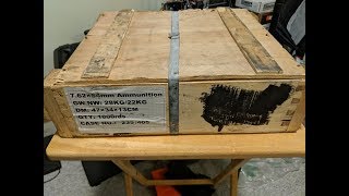 Opening a Crate of Chinese 7.62x54R