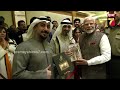 pm modi receives rockstar welcome in kuwait modi modi..vande mataram echoes