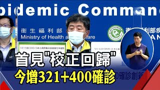 本土確診一口氣多721例!陳時中:今新增321例 另400例\