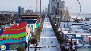 Snow in Myrtle Beach Feb. 1, 2026