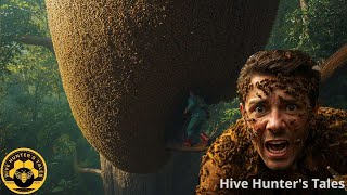 Unbelievable Discovery! Escaping Wild Bees by Jumping into the River