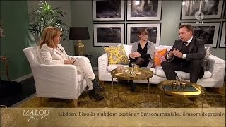 "Bipolaritet har blivit en slaskdiagnos" - Malou Efter tio (TV4)