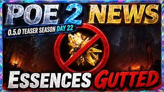 POE 2 Teasers Days 22 - Essences Gutted In Stealth Patch Note Change - Path of Exile 2 Patch 0.5.0